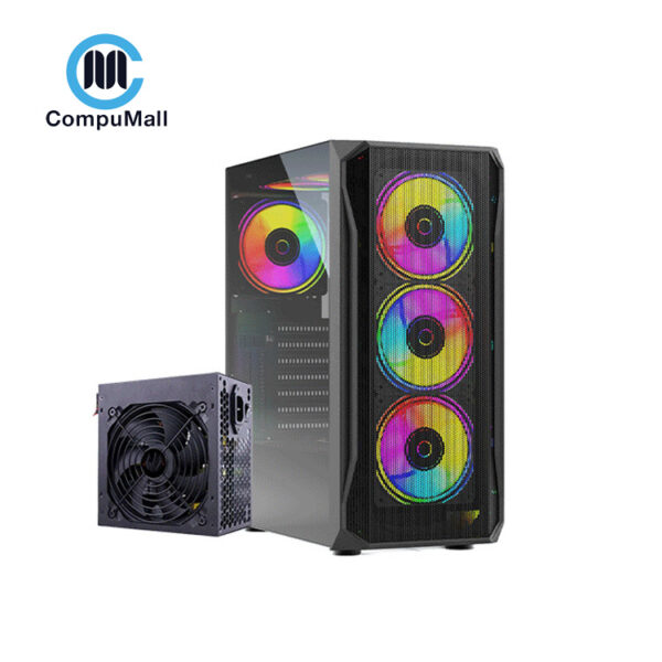 ARKTEK AK-I1107 CASE 4 Fan ARGB PSU 650W