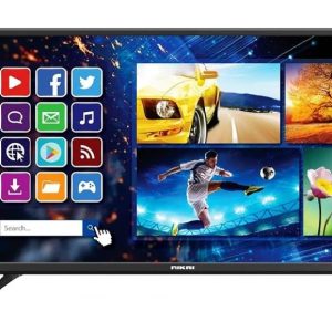 شاشة تلفزيون ال اي دي ذكية عالية الدقة HD مقاس 32 بوصة من نيكاي، لون أسود - موديل NE32SLED1