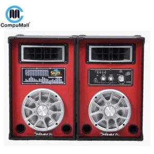 SHARK Professional Hi-Fi Digital Karaoke Bluetooth Subwoofer, 20 Watt, Red  - SK6000/2