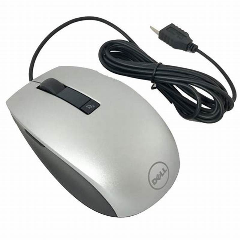 dell wired mouse original 5 click